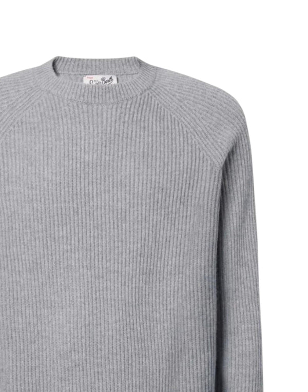 MARE003 15ML Crewneck Ribbed Knit MARE003 15ML MC2 Saint Barth 