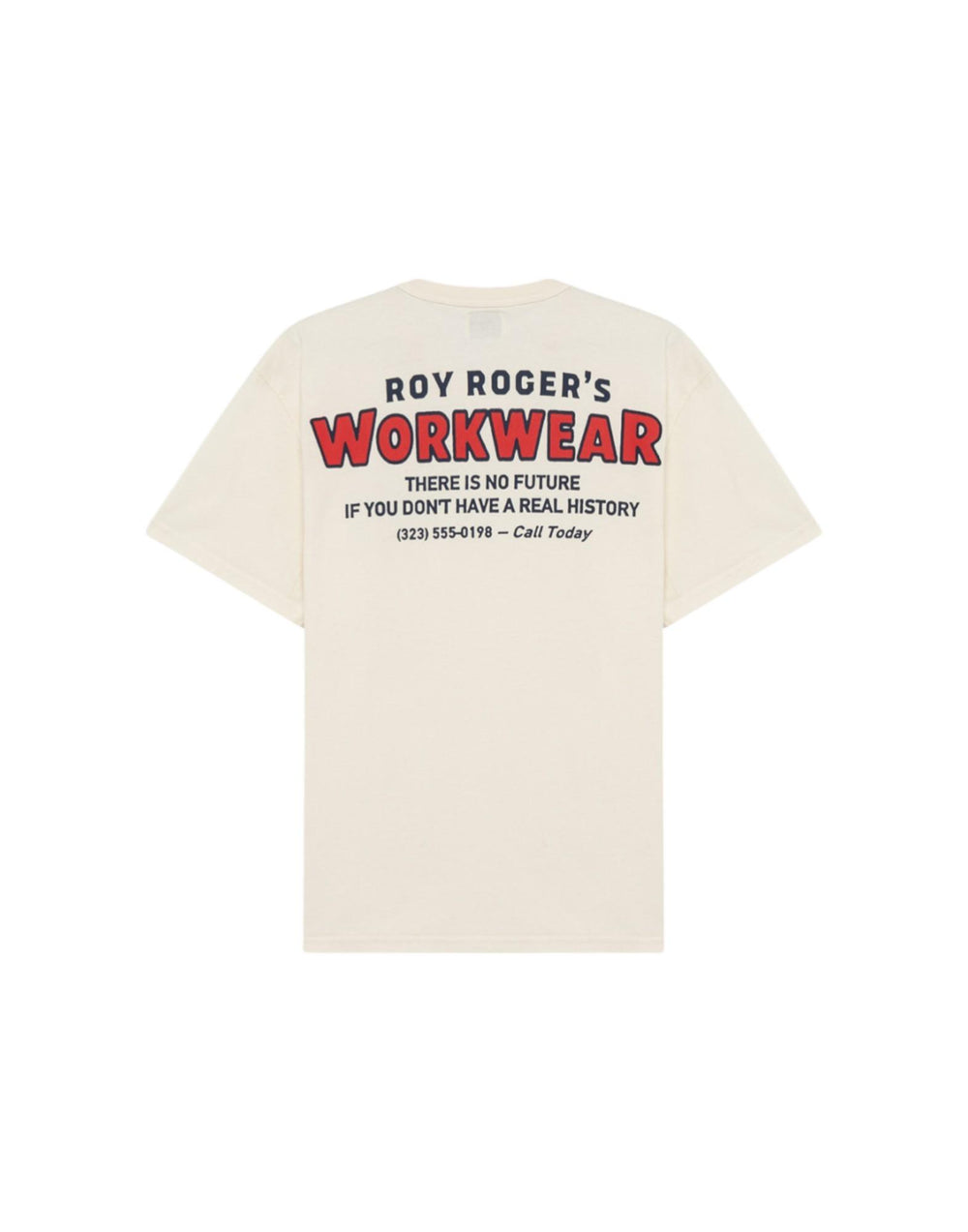 RRW017CR340569 C0228 T-shirt in jersey con stampa Workwear RRW017CR340569 C0228 Roy Roger's 