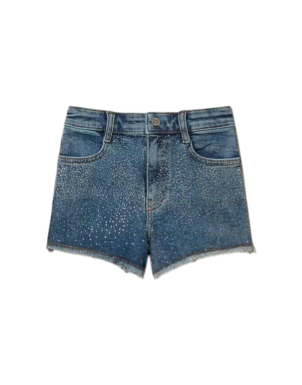 261GJ2121 13321 Shorts in jeans con borchie 261GJ2121 13321 Twinset 