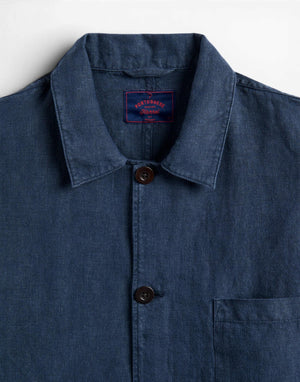 SS26.062 NAVY labura linen 100% lino SS26.062 NAVY Portuguese Flannel 