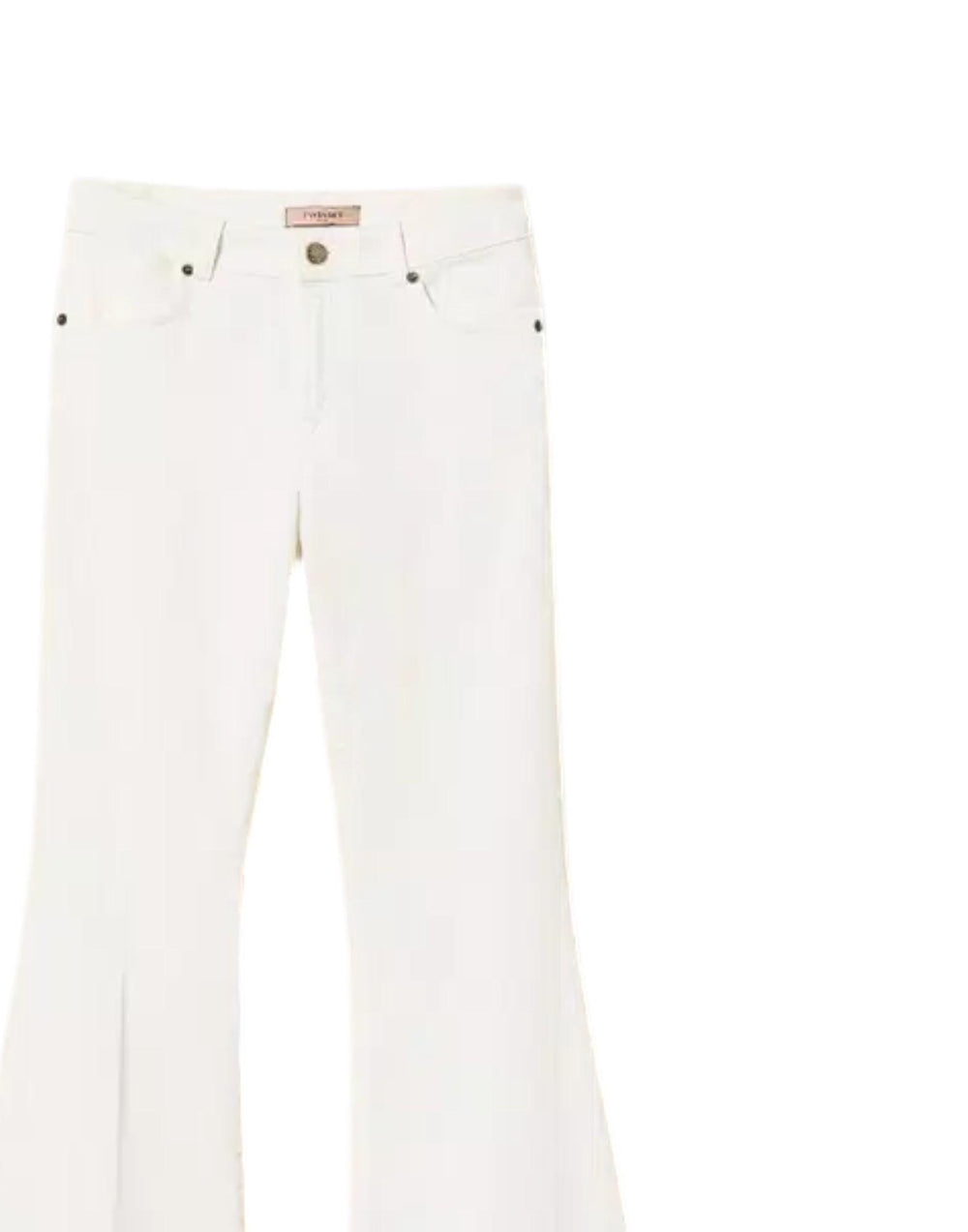 261TP2680 00381 Pantaloni Flare Bull Cotone 261TP2680 00381 Twinset 