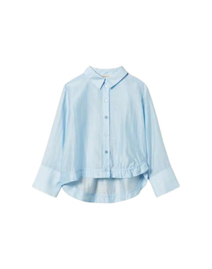 261GJ2111 04614 Camicia over in voile 261GJ2111 04614 Twinset 