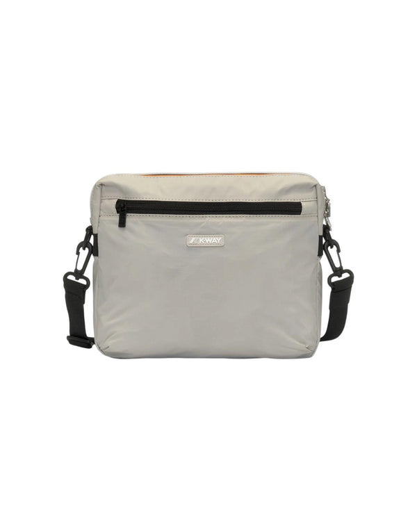 K-Way Moire Borsa uomo beige