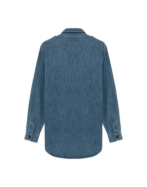 RND90353D7482876 C0999 Camicia Military in denim RND90353D7482876 C0999 Roy Roger's 