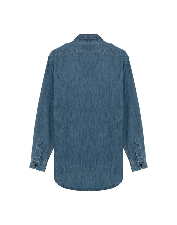 RND90353D7482876 C0999 Camicia Military in denim RND90353D7482876 C0999 Roy Roger's 