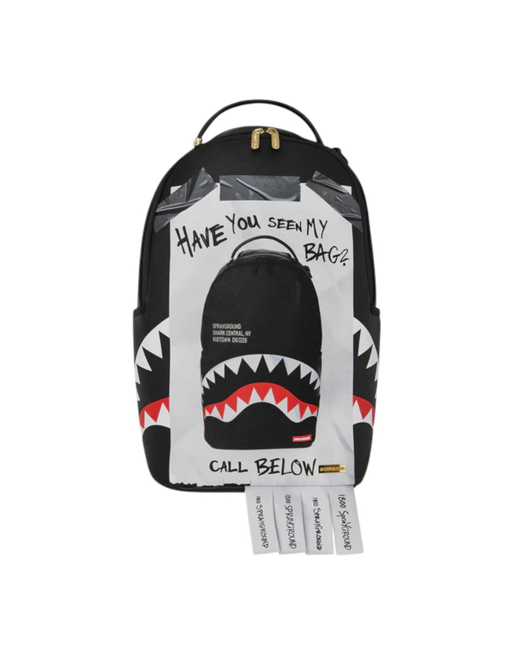Sprayground Missing Bag Flyer DLXSV Zaino uomo fantasia