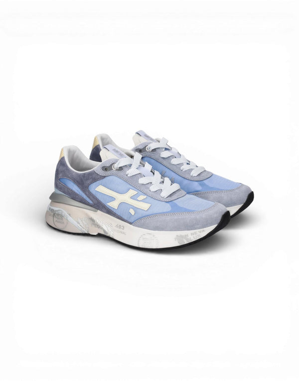 Premiata Moerund 8082 Sneaker donna azzurro immagine 4