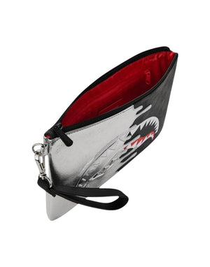 910B8929NSZ UNI Silver Side Drip Black Check Shark 910B8929NSZ UNI Sprayground 