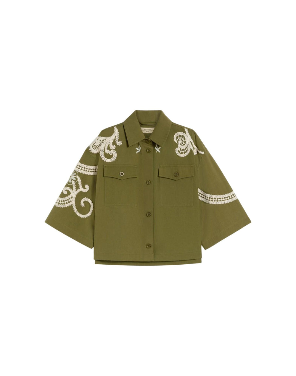 2615041012650 001 Giacca ricamata in tela di cotone 2615041012650 001 Weekend Max Mara 