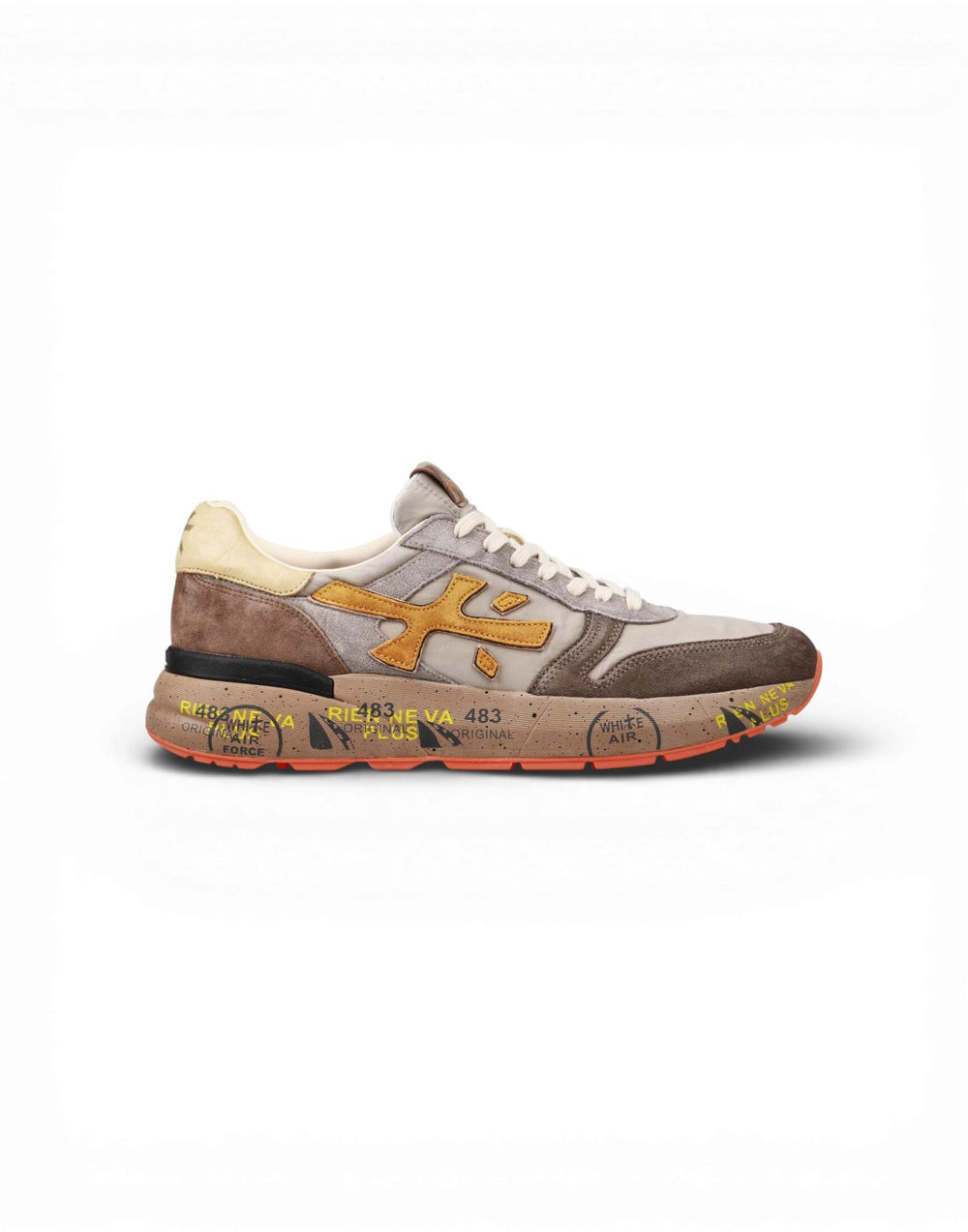 Premiata Mick 7866 Sneaker uomo beige+marrone