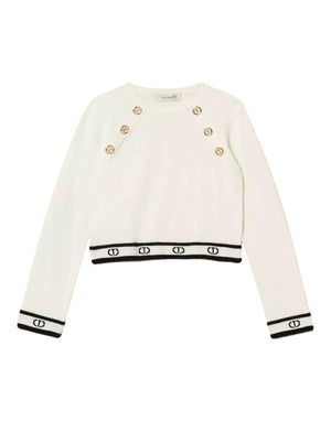 252GJ3073 10973 Maglia con Bottoni Oval T 252GJ3073 10973 Twinset 