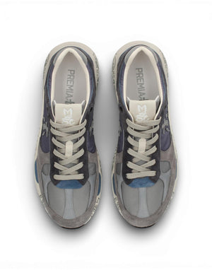 Premiata Mase 25 8021 Sneaker uomo blu+grigio immagine 6