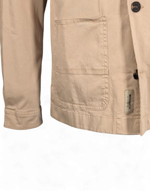 CFWOOS2042MRUT5262 7436 COTTON TWILL CHORE JACKET GD CFWOOS2042MRUT5262 7436 Woolrich 