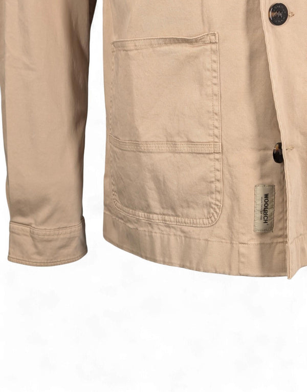 CFWOOS2042MRUT5262 7436 COTTON TWILL CHORE JACKET GD CFWOOS2042MRUT5262 7436 Woolrich 