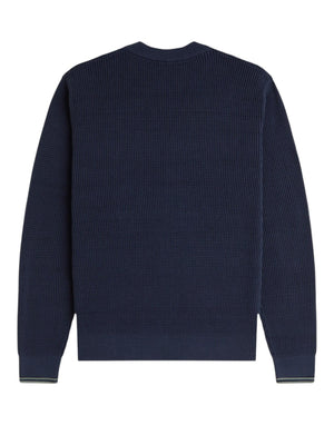 K6507 738 Waffle Stitch Jumper K6507 738 Fred Perry 