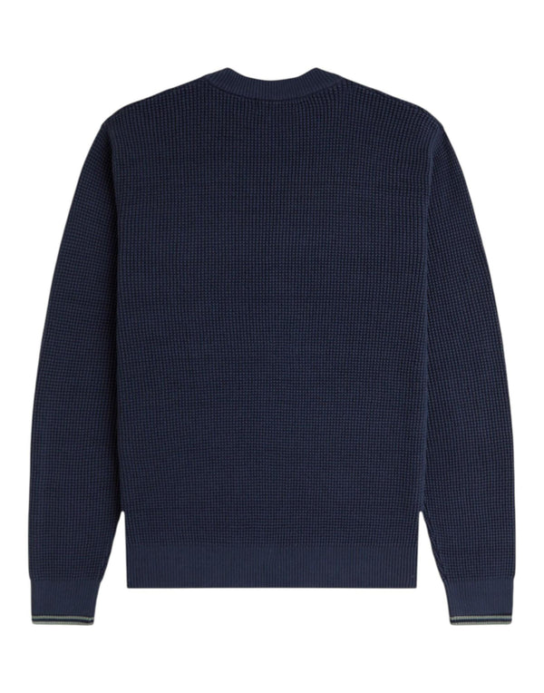 K6507 738 Waffle Stitch Jumper K6507 738 Fred Perry 