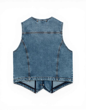 RND225CR531987 C0999 Gilet in denim RND225CR531987 C0999 Roy Roger's 