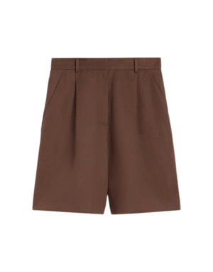 2615141022650 013 Bermuda in canvas cotone e lino 2615141022650 013 Weekend Max Mara 