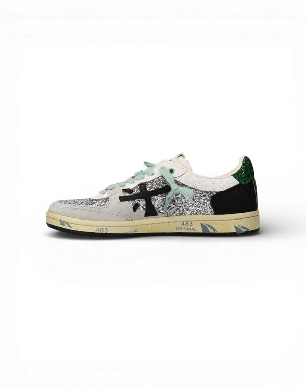 Premiata Bskt Clayd 8165 Sneaker donna argento immagine 3