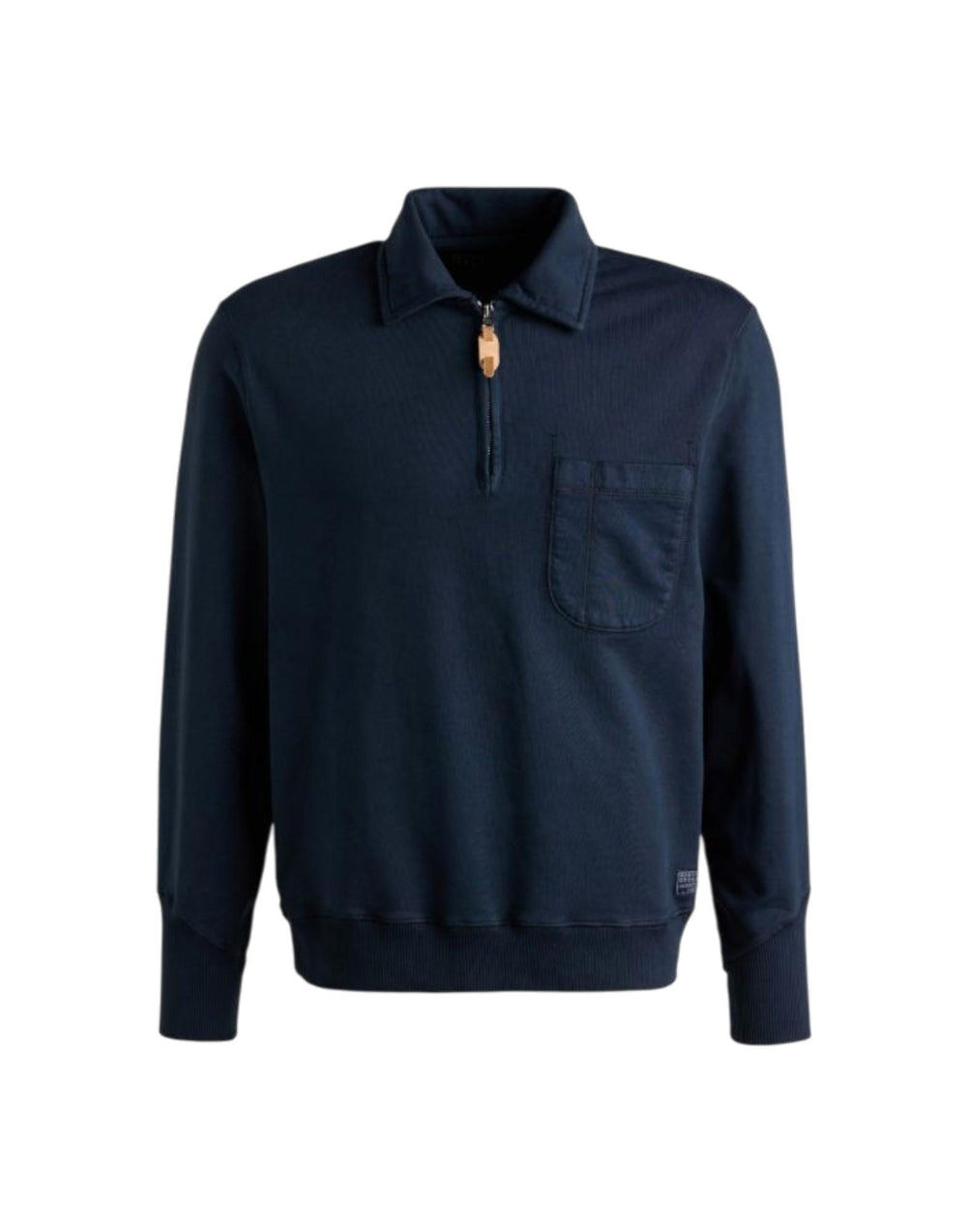 F201 NAVY felpa con zip F201 NAVY Manifattura Ceccarelli 