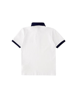 Roy Roger's Polo in cotone piquet T-shirt e Polo bambino bianco immagine 2