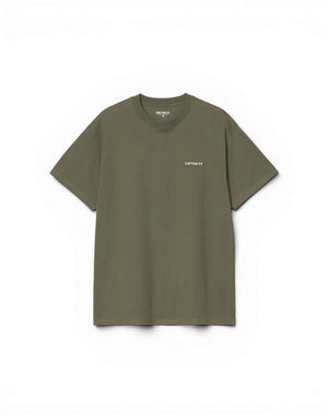 I030435 3LUXX S/S Script Embroidery T-Shirt I030435 3LUXX Carhartt Wip 