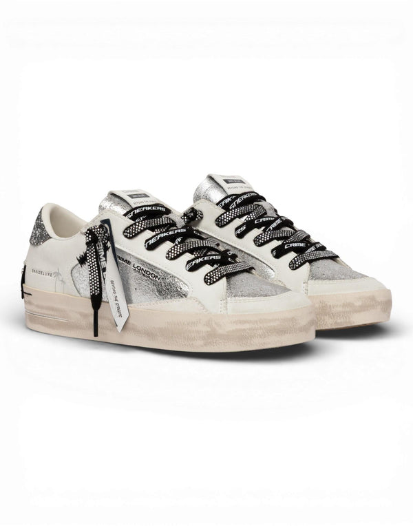 Crime London 29100PP8 Sneaker donna argento immagine 2