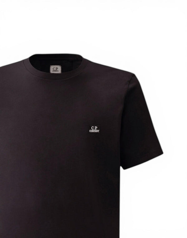 RCCMTS726A005100W 888 30/1 Jersey Short Sleeve Logo Patch T-Shirt RCCMTS726A005100W 888 C.P. Company 