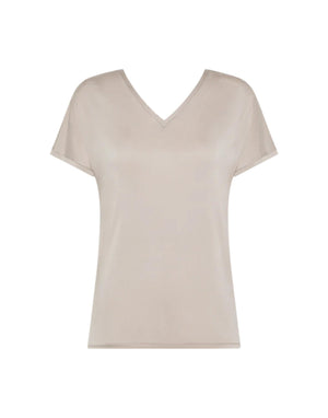 26710 85 Cupro V-Neck Wom Shirty 26710 85 RRD 