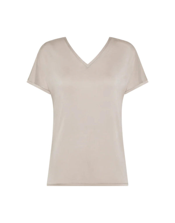 26710 85 Cupro V-Neck Wom Shirty 26710 85 RRD 