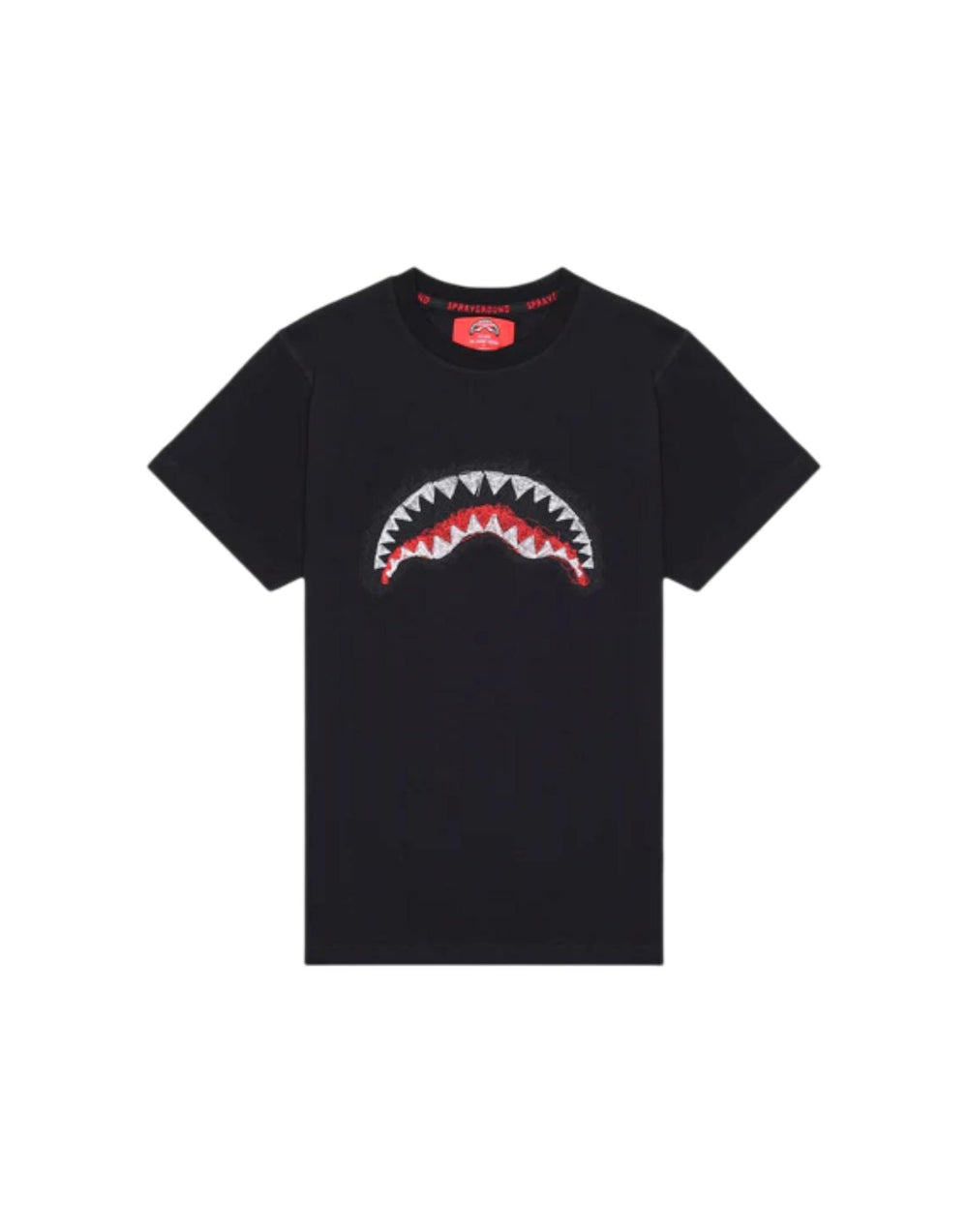 SP862BLK BK Scribble Embroidery Shark SP862BLK BK Sprayground 
