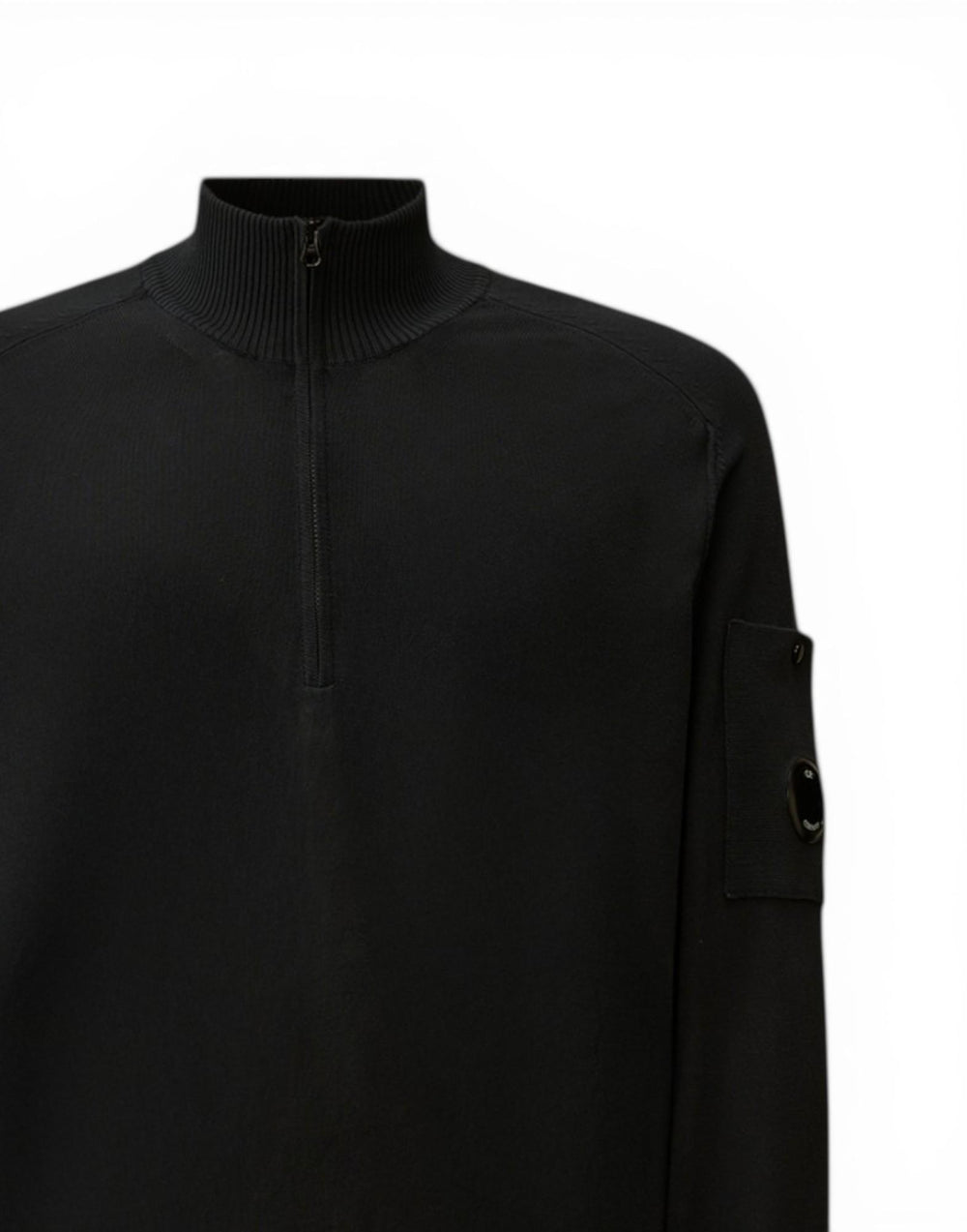 20CMKN202A006323O 888 Cotton Crepe Half Zip Sweater 20CMKN202A006323O 888 C.P. Company 