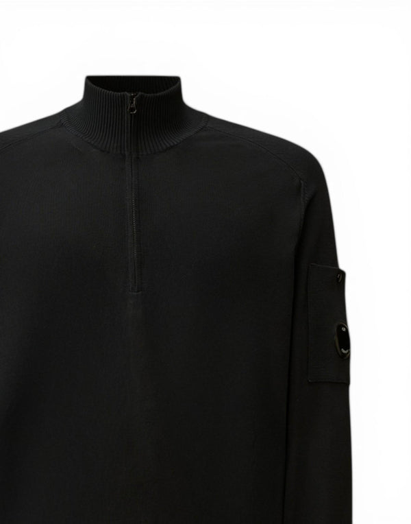 20CMKN202A006323O 888 Cotton Crepe Half Zip Sweater 20CMKN202A006323O 888 C.P. Company 