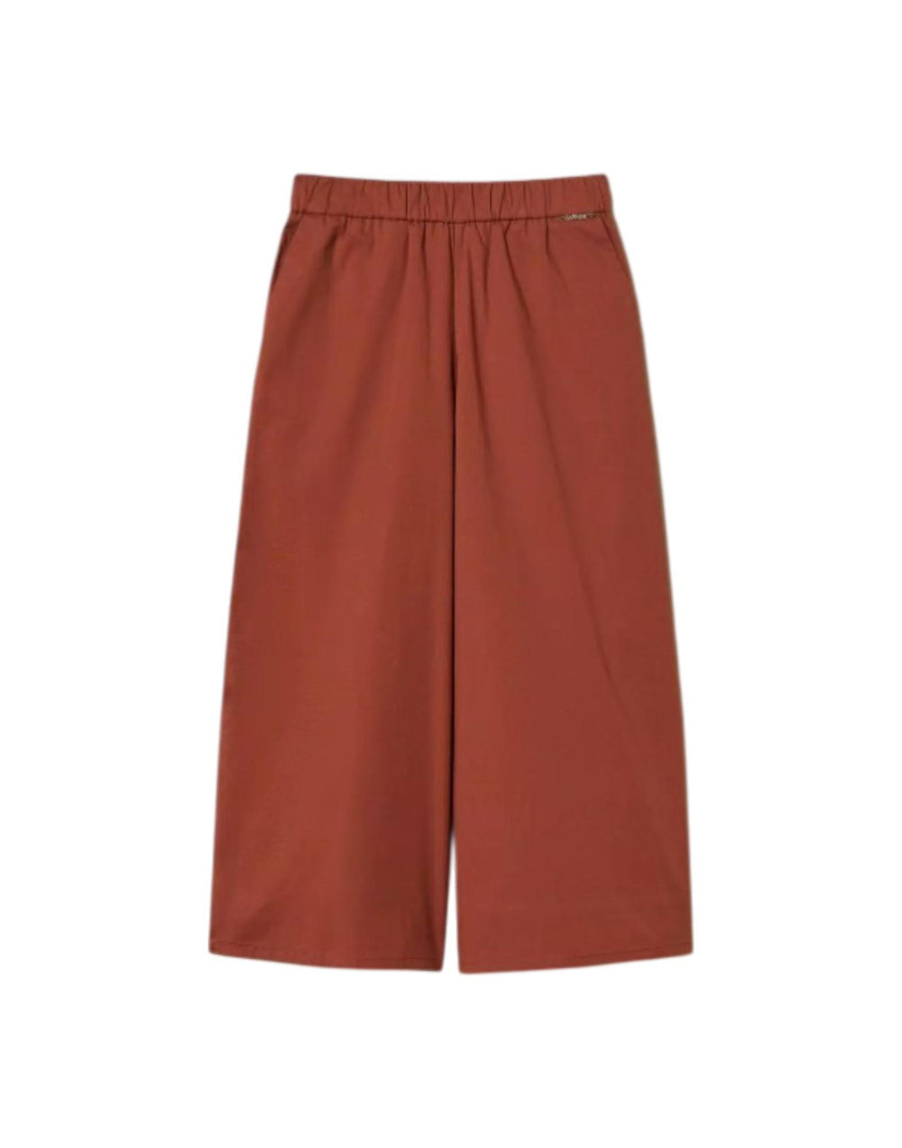 261GJ2019 13120 Pantaloni cropped in popeline 261GJ2019 13120 Twinset 