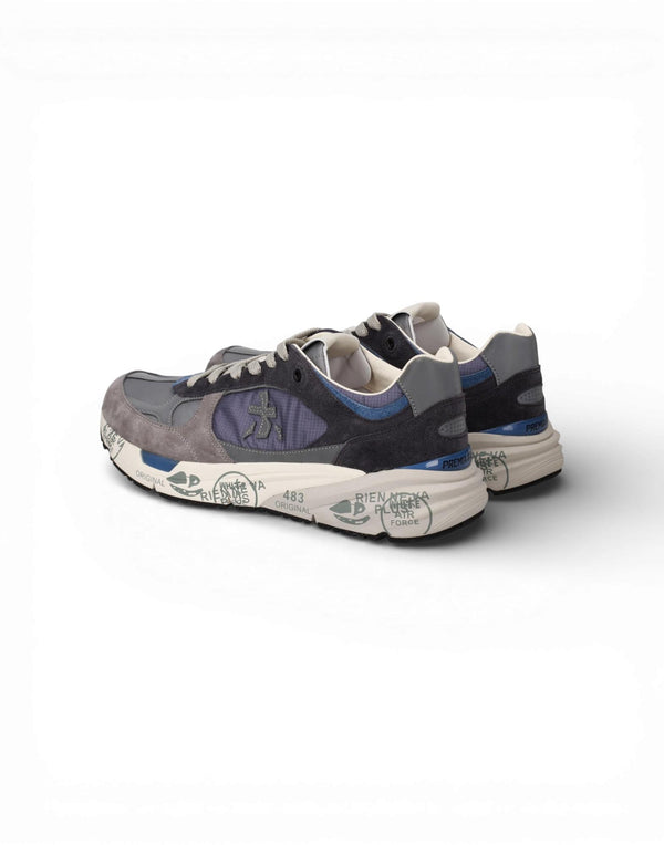 Premiata Mase 25 8021 Sneaker uomo blu+grigio immagine 5