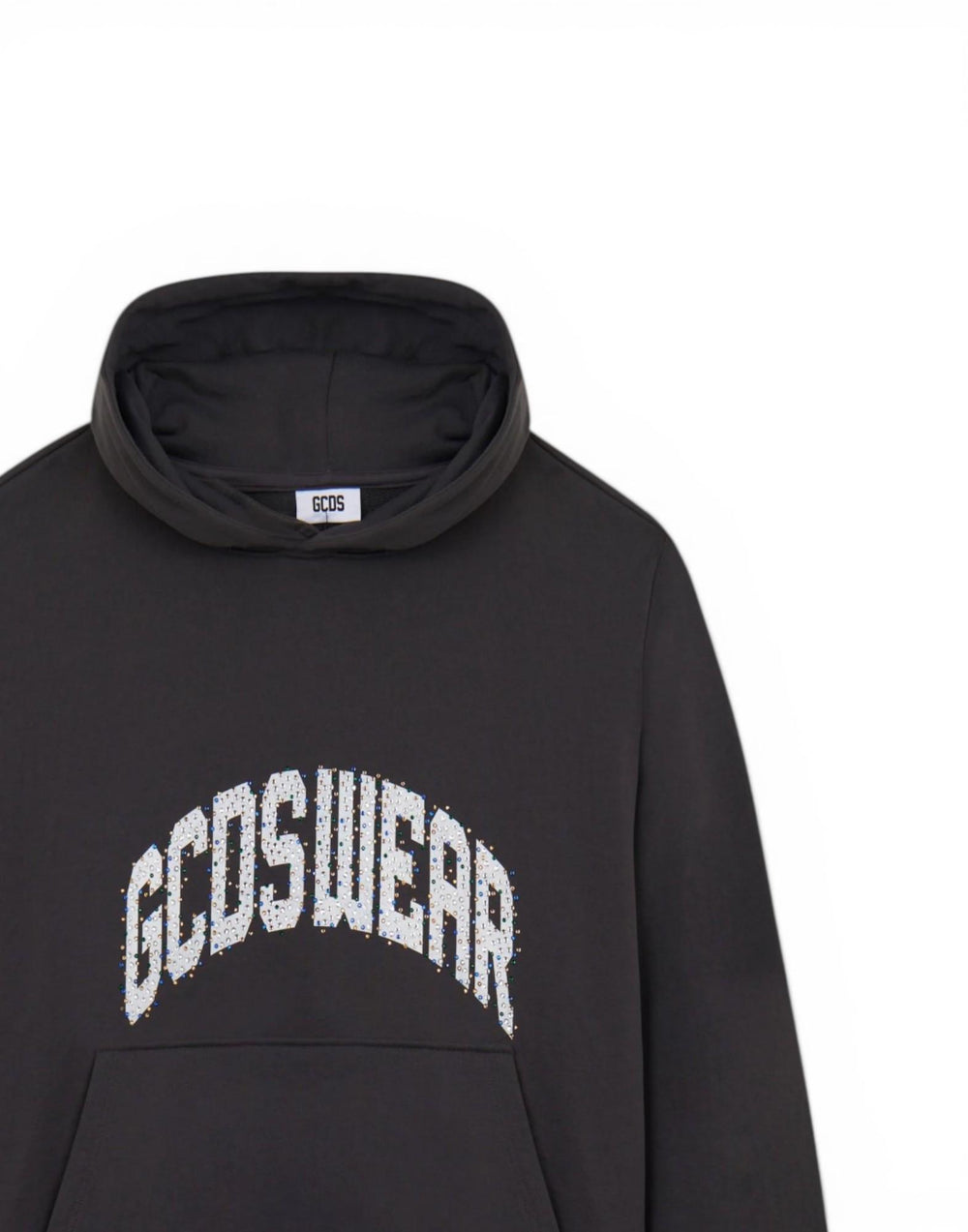 C1MWQE128F034 968X Felpa con cappuccio e gemme C1MWQE128F034 968X GCDS 