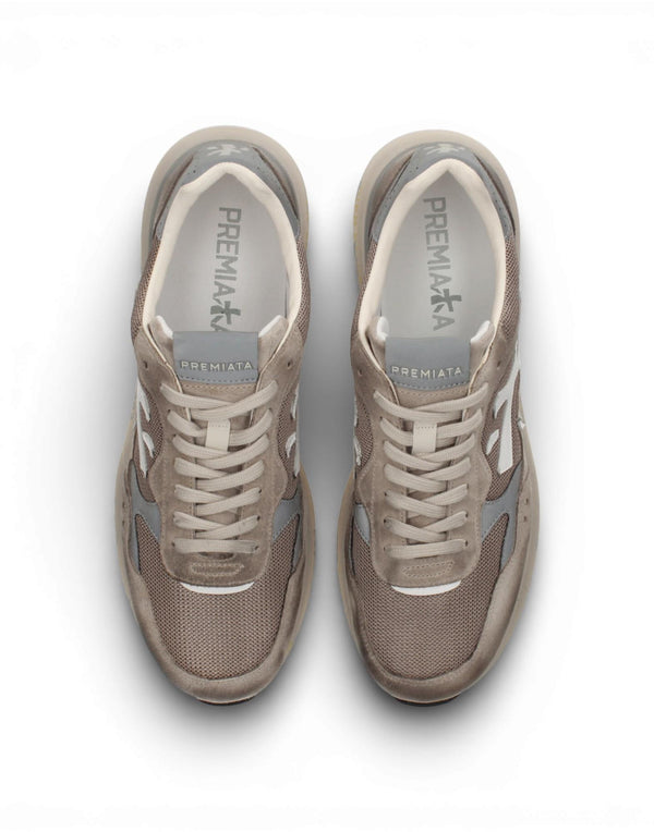 Premiata Mick 0.1 8118 Sneaker uomo marrone immagine 6