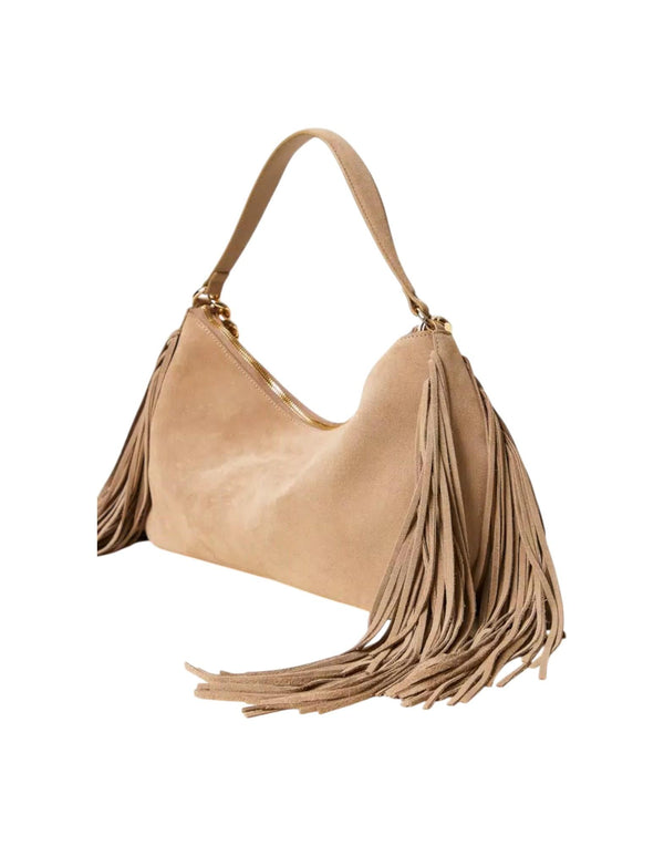 261TB7083 00017 Borsa "Liliane" media in suede 261TB7083 00017 Twinset 