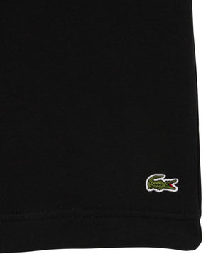 Lacoste Shorts in tessuto felpato regular fit Bermuda uomo nero immagine 4