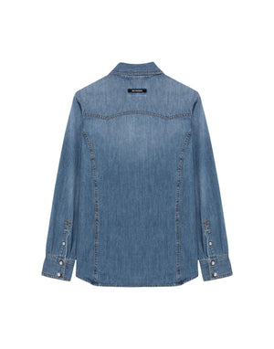 RND90321CR89A099 C0999 Camicia Ranch in denim RND90321CR89A099 C0999 Roy Roger's 