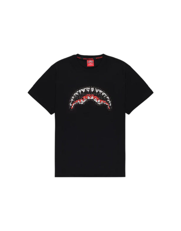 Sprayground Infinity Shark T-shirt uomo nero