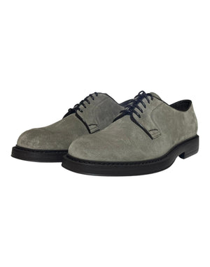 Doucal's Derby in Pelle di Vitello Scamosciata Scarpe Stringate Uomo - immagine 4 - Bulla.Store