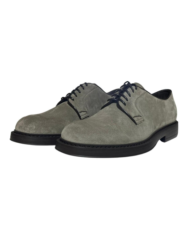 Doucal's Derby in Pelle di Vitello Scamosciata Scarpe Stringate Uomo - immagine 4 - Bulla.Store