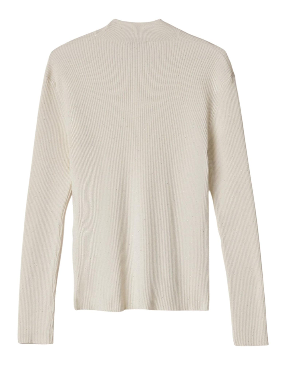 HMABW02325 BI04 Maglia Lupetto in Costina con Paillettes HMABW02325 BI04 Hinnominate 