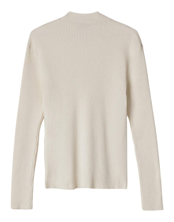 HMABW02325 BI04 Maglia Lupetto in Costina con Paillettes HMABW02325 BI04 Hinnominate 