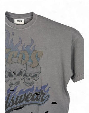 GCDS Riders Print T-shirt uomo immagine 2
