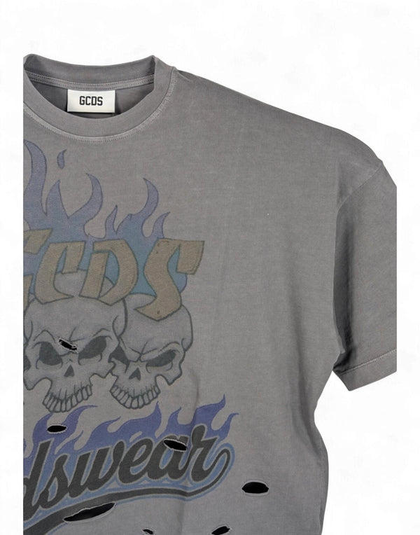 GCDS Riders Print T-shirt uomo immagine 2