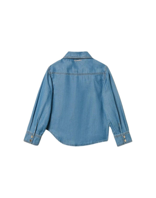 261GJ2075 13235 Camicia in chambray con tasche 261GJ2075 13235 Twinset 