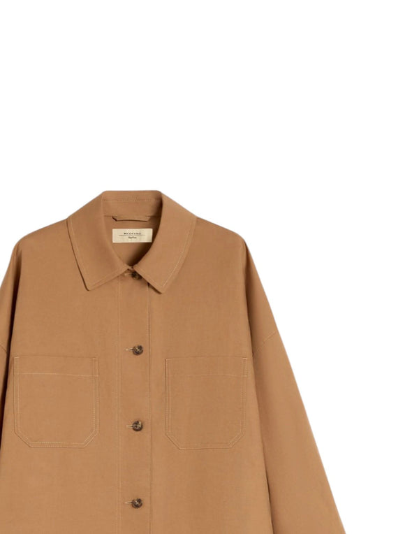 2615041082650 002 Giacca over in stuoia cotone e lino 2615041082650 002 Weekend Max Mara 