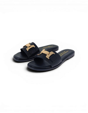 VerdeRosmarino 4210 Sandalo donna nero immagine 3